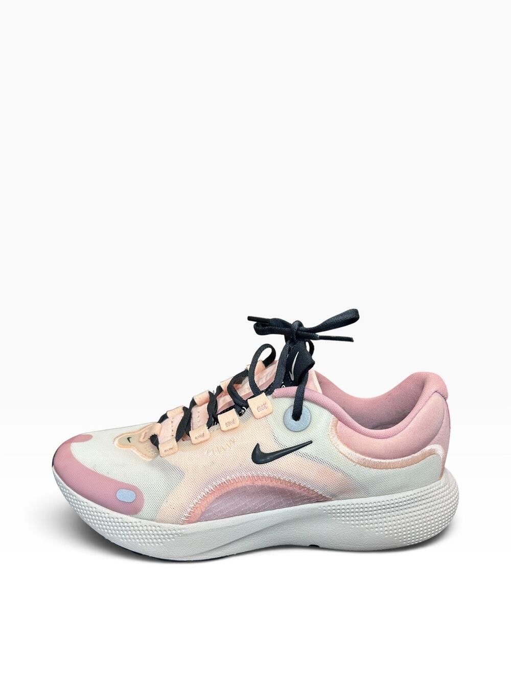 Nike React Escape Run Shoes Women's Sail Pink Running Trainers Sz 8 Exercise